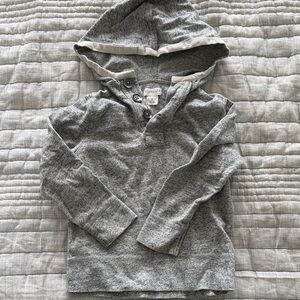 Crew Cuts JCrew Gray Hooded Kids Shirt